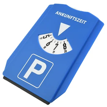 1 * Парковочный таймер с выключателем остановки хода Парковочный диск ABS Парковочный счетчик с работающим электронным аккумулятором синего цвета Совершенно новый