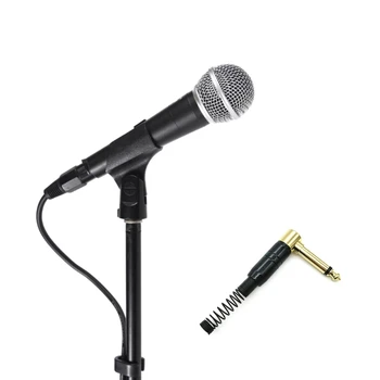 1 шт. правый Моно-6,35 мм Разъем для микрофона Разъем для динамика в сборе 1/4 Штекерный разъем для микрофона Черный