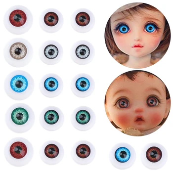 10 пар стеклянных глаз Глазное яблоко для кукол BJD, аксессуары для изготовления кукол своими руками, безопасные Игрушки для животных, глаза кукол-марионеток 10/12 мм, 4 цвета