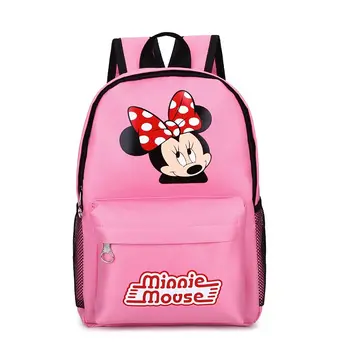 27X13X39 СМ Disney princess Mickey mouse cars Stitch начальная сумка школьный водонепроницаемый детский рюкзак Сумка с мультяшной Минни на плечо