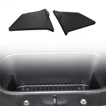 2шт Крышка ящика для хранения органайзера для заднего багажника автомобиля Прочная Простая установка Водонепроницаемая для автомобильных аксессуаров Tesla Model Y