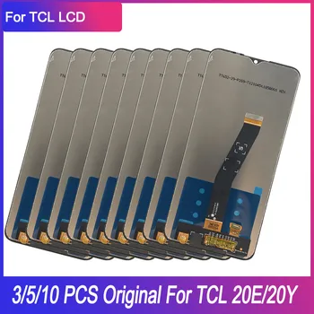 3/5/10 шт./лот Оригинал Для TCL 20E 6125F LCD 6125D 6125H Дисплей С Сенсорным экраном В сборе Для TCL 20Y LCD 6156D Дисплей