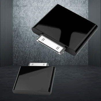 30-контактный Bluetooth-совместимый передатчик, аудиопередатчик на 40 мА, черно-белый беспроводной аудиоадаптер, профессиональный для Ipod