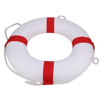 49 см Пенопластовый сердечник для плавания Безопасность в бассейне для взрослых и детей Спасательный буй с нейлоновой веревкой для спасения жизни