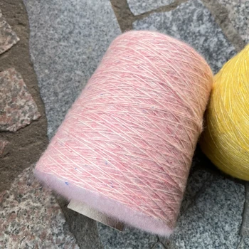 500 г натуральной мягкой шерстяной хлопчатобумажной пряжи для вязания, приятной для детской кожи, крючком, Нитки для швейной машины для вязания