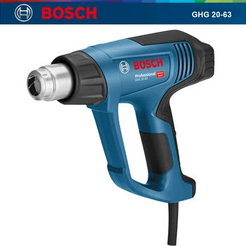 Bosch GHG 20-63 2000W Hot Air Gun 3 Шестерни Ветер 50-630 ℃ Тепловая Пушка Сверхмощный Осушитель Воздуха 220V Защита От Перегрузки Цифровой Дисплей