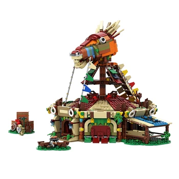 Gobricks MOC Legending -Zelda Breath of the Wild Дыхание пустыни Строительные блоки, кирпичи, развивающие игрушки для детей в подарок