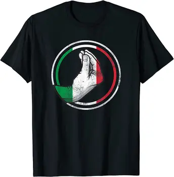JHPKJFunny Италия, футболка с итальянским флагом, хлопковая мужская футболка с круглым вырезом и коротким рукавом премиум-класса, новинка S-3XL