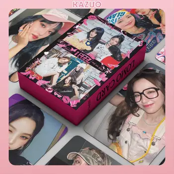 KAZUO 55 шт. (G) I-DLE Альбом для открыток Queen Lomo Card Kpop Серия Фотокарточек и открыток