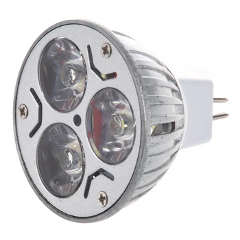 MR16 Светодиодная точечная лампа мощностью 3x1 Вт, 20 Вт, белая, для освещения дорожек, ландшафтного дизайна, замена галогена