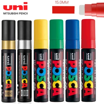 UNI POSCA Marker PC-17K POP Poster Рекламная Ручка На Водной Основе /Ручка Для Граффити | SHOPBOP Multicolor 15mm Paint Pen Художественные Канцелярские Принадлежности