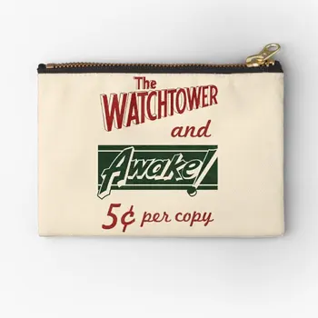 Watchtower Awake, винтажный мессенджер, сумки на молнии, сумка для монет, Женские Мужские трусики, карман для денег, Ключ для хранения, Чистое нижнее белье