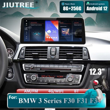 Автомобильный мультимедийный плеер ID8 Android 12 GPS Навигация для BMW 3 серии F30 F31 F34 4 серии F32 F33 F36 Автомагнитола Carplay