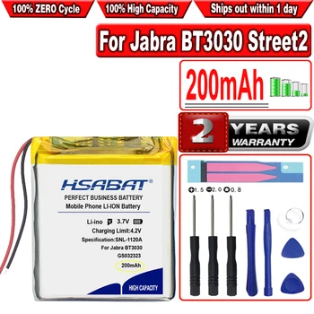 Аккумулятор HSABAT 200mAh AHB392128 для гарнитуры Jabra BT3030 Street2 Log itech Wireless Headset