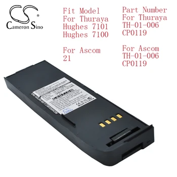 Аккумулятор спутникового телефона Cameron Sino для Thuraya Hughes 7101 Hughes 7100 1400mAh Li-ion Для Ascom 21