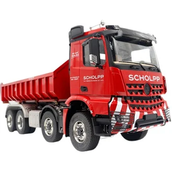 Версия RTR 8x8 Roll On Dump Применима к самосвалу 1:14 для Tamiya Lesu Для Scania Man Actros Volvo Car Parts Rc Truck