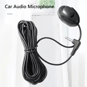 Внешний микрофон для мини-автомобиля, 3,5 мм, приборная панель, Bluetooth-совместимый для DVD-радио, стереоплеер