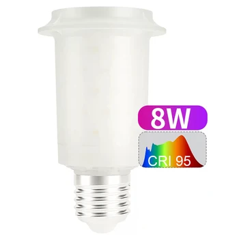 Высокая CRI RA 95-98 Светодиодная детская лампа E27 Базовый Тип Натуральный белый 4000K 550 - 650lm 8 Вт Лампа с плоской головкой
