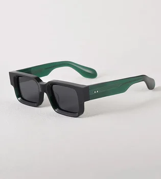 Высококачественные Ацетатные Поляризованные Солнцезащитные Очки В Оправе Ретро Мужские Очки Goggle UV400 Для Вождения Солнцезащитные Очки Женские Oculos