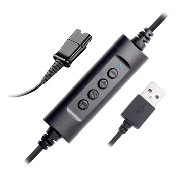 Гарнитура Быстроразъемный Кабель QD к USB-Адаптеру Кабель с Регулятором громкости Аксессуар для Кабеля-адаптера Гарнитуры USB-QD