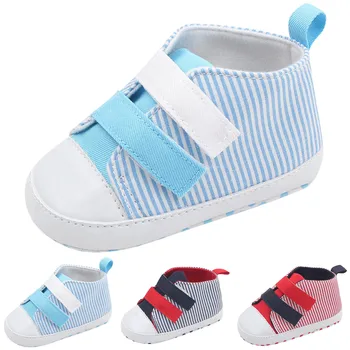 Детская парусиновая обувь, Классические кроссовки для новорожденных, Спортивная обувь для маленьких мальчиков и девочек, Новые Дышащие удобные кроссовки для первых прогулок