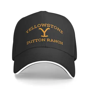 Изготовленная на заказ бейсболка Yellowstone Dutton Ranch Мужская Женская Регулируемая Шляпа для папы Спортивная