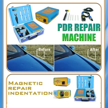 Инструмент для ремонта вмятин на кузове автомобиля Pro PDR с индукционным нагревателем Hot Box Car для безболезненного удаления вмятин