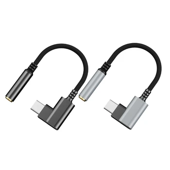Кабель-адаптер от USB C до 3,5 мм, кабель-переходник от USB Type C до 3,5 мм, кабель-конвертер для наушников Наслаждайтесь чистым звуком в путешествии