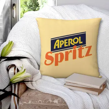 Квадратная наволочка Aperol Spritz, наволочка из полиэстера, комфортная подушка для дома, гостиной