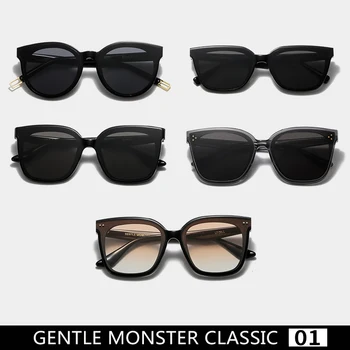 Лучшие продажи, Корея, Модные солнцезащитные очки GENTLE MONSTER, Новый стиль, Роскошный бренд, Дизайнерские Мужские /женские Поляризованные солнцезащитные очки UV400, Лучший подарок