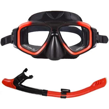 Маски для дайвинга, набор складных противотуманных масок для подводного плавания с системой полного высыхания для свободного плавания, профессиональное снаряжение для подводного плавания для взрослых