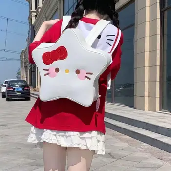 Милый рюкзак Kittys Cat Star Kawaii Girl Y2K, мультяшная модная сумка, Студенческий школьный рюкзак, Женский Водонепроницаемый Детский рюкзак для путешествий, подарок