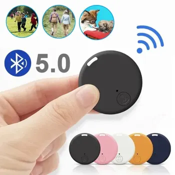 Мини-GPS Bluetooth 5.0 Трекер, устройство для защиты от потери, Круглая детская сумка для домашних животных, отслеживание кошелька, умный поисковый локатор