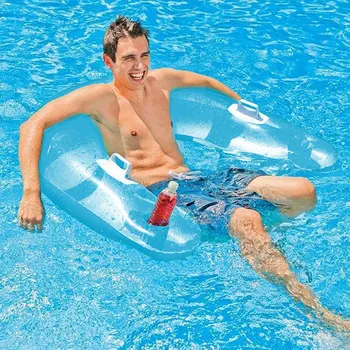 Надувной плавающий водяной гамак из ПВХ, шезлонг-поплавок, летние надувные матрасы, плавающая кровать для бассейна, для вечеринки на пляже у бассейна