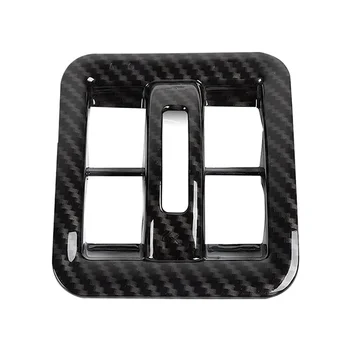 Накладка кнопки включения окна приборной панели для Jeep Wrangler JK 2011-2017 Аксессуары для интерьера, АБС-карбоновое волокно
