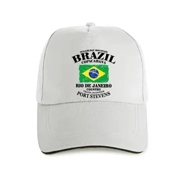 Напечатанный флаг РИО-ДЕ-Жанейро, Бразилия, бейсболка на заказ, унисекс, женская, мужская хлопчатобумажная шляпа, тюнинговые шляпы, кепки для дальнобойщиков