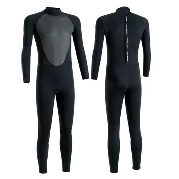 Неопреновый гидрокостюм для мужчин и женщин, водолазный костюм на молнии спереди для подводного плавания, подводного плавания, каякинга, кайтсерфинга, полный гидрокостюм
