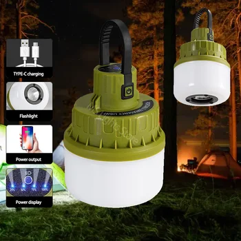 Новая лампочка Bluetooth, Наружный светодиодный Фонарь для кемпинга, Фонарь для кемпинга, Usb-фонарик для зарядки, Зарядное устройство для аварийного ремонта дома