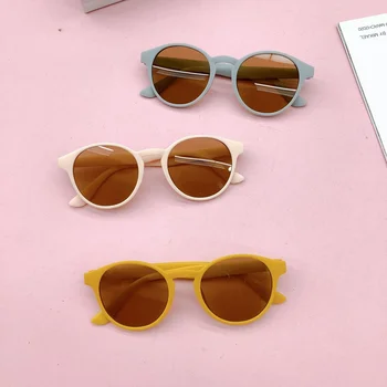 Новые детские солнцезащитные очки Модный тренд Детские солнцезащитные очки для мальчиков и девочек
