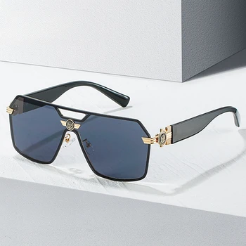 Новые цельные солнцезащитные очки для головы 10297 универсальные винтажные солнцезащитные очки женские солнцезащитные очки для уличной съемки UV400 Eyewear очки