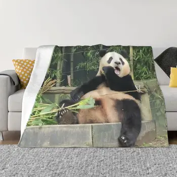 Одеяло для животных Fubao Panda Fu Bao Супер Теплые Фланелевые Флисовые Пледы для постельного белья Диван