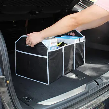 Органайзер для багажника автомобиля, многофункциональный Оксфордский ящик для хранения большой емкости, Автомобильная Складная сумка для хранения в багажнике, Аксессуары для интерьера автомобиля
