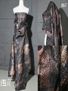 Оригинальная винтажная ткань с тяжелой текстурой Mountain Range, тисненая куртка плавающего силуэта, дизайнерские ткани Hanbok