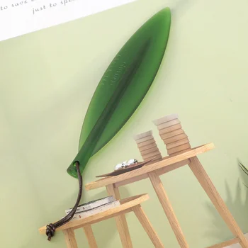 Открывалка для конвертов, нож для разрезания писем в европейском стиле Salix Leaf, инструмент для вскрытия посылок для домашнего офиса, школьной открытки