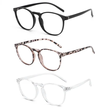 Очки WENLCCK с защитой от синего света, Винтажная Прозрачная Круглая Оправа для компьютерных очков Для женщин, Мужские Защитные очки