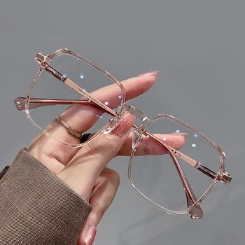 Прозрачная оправа для компьютерных очков, женщины, мужчины, очки с защитой от синего света, блокирующие очки, Оптические очки для очков