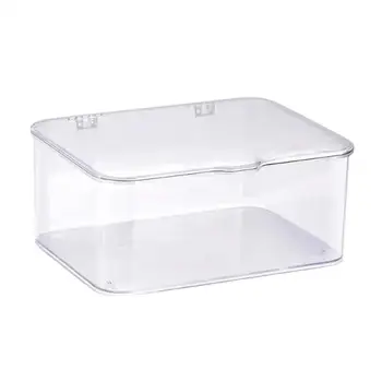 Прозрачный ящик для хранения, органайзер, Различные контейнеры для принадлежностей, Функциональный стол