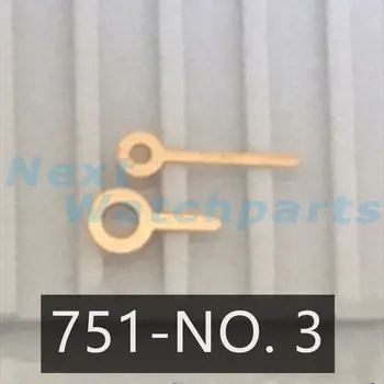 Розово-золотые стрелки с двумя стрелками для кварцевого часового механизма Ronda 751 P1-H6-NO3