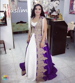 Роскошное фиолетовое турецкое вечернее платье С кисточкой Элегантное исламское мусульманское марокканское платье для выпускного вечера С аппликацией Abaya Для торжественного случая 2023 г.