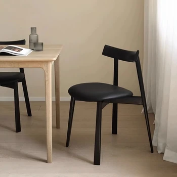 Роскошные компьютерные обеденные стулья с деревянной спинкой, Легкие эргономичные обеденные стулья, дизайнерская домашняя мебель Stoelen YX50DC